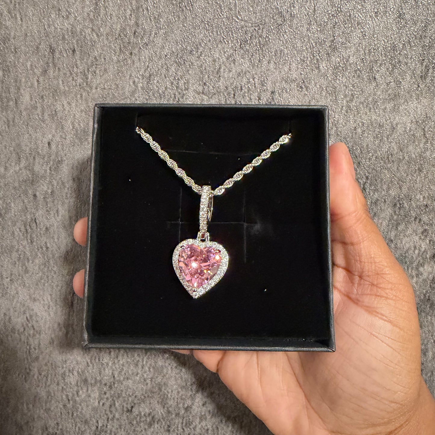 Iced out heart