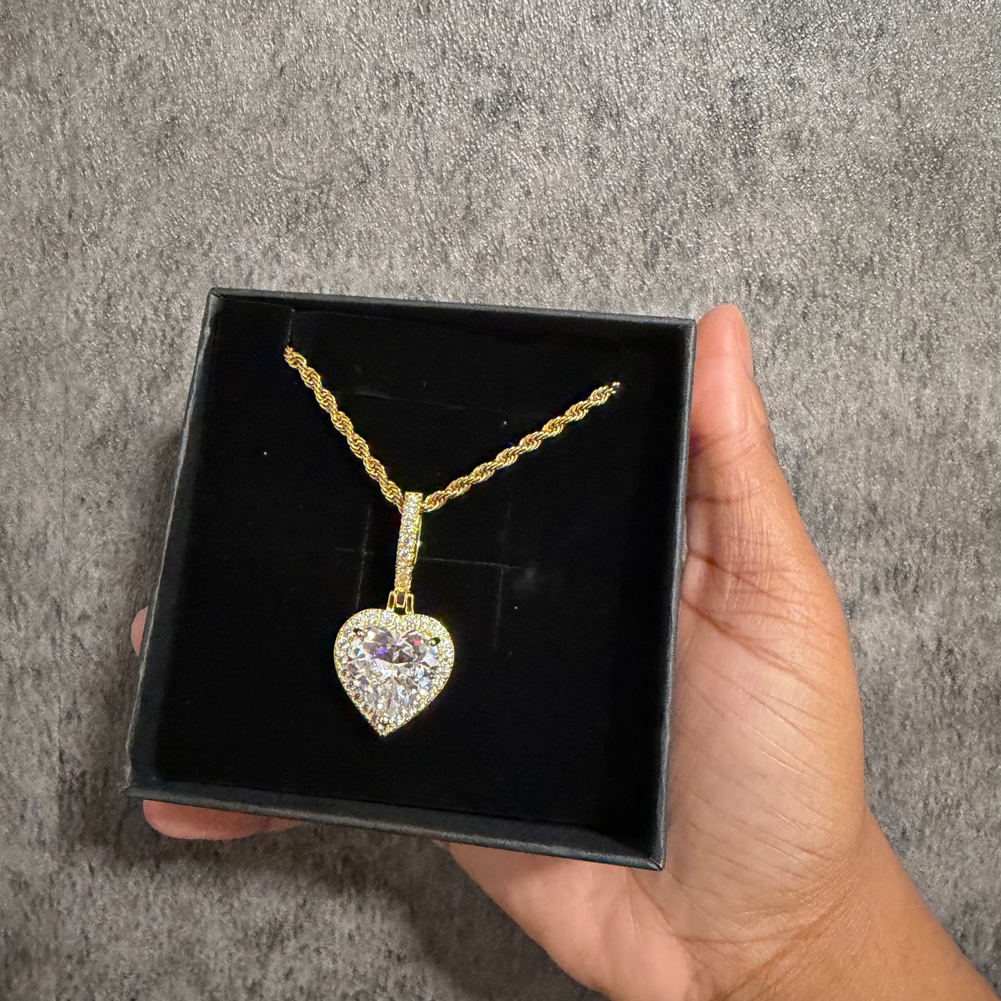 Iced out heart